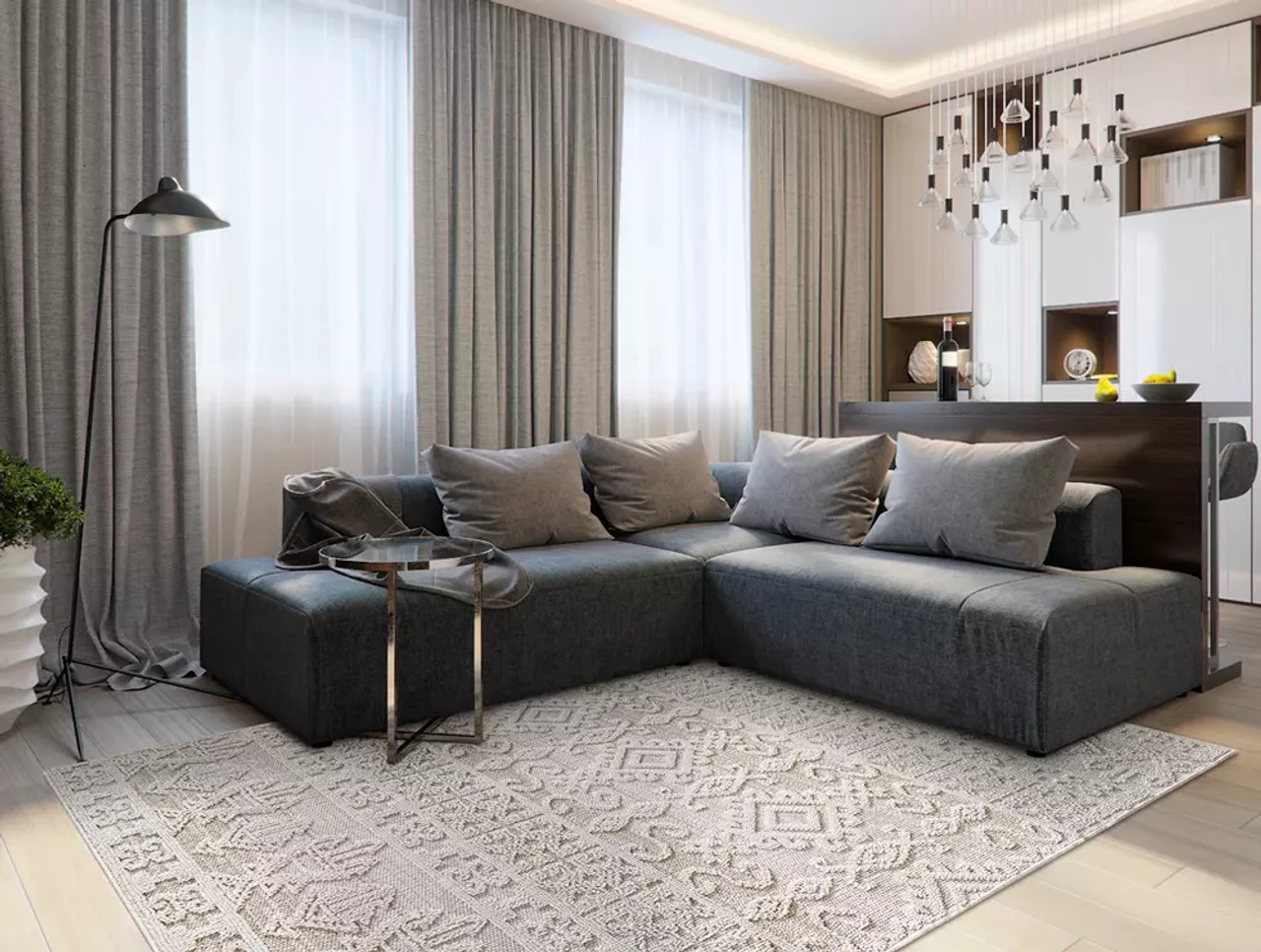 Kas Terra 6770 Natural Area Rug Room Scene