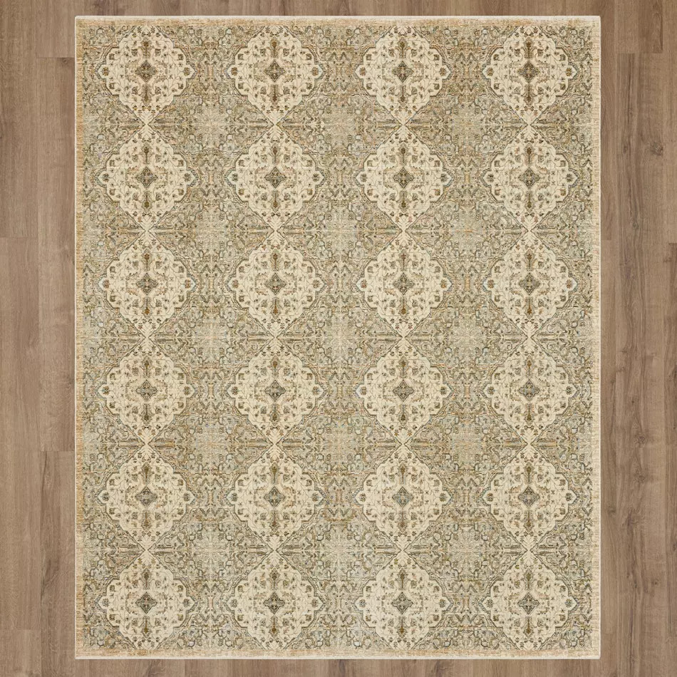 Karastan Divina R1149-238 Gloriana Cream Area Rug Image 2