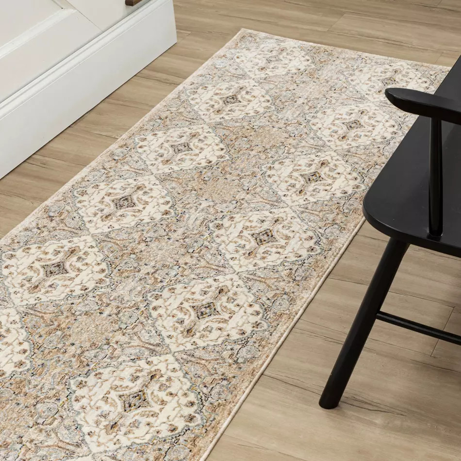 Karastan Divina R1149-238 Gloriana Cream Area Rug | Carpetmart.com