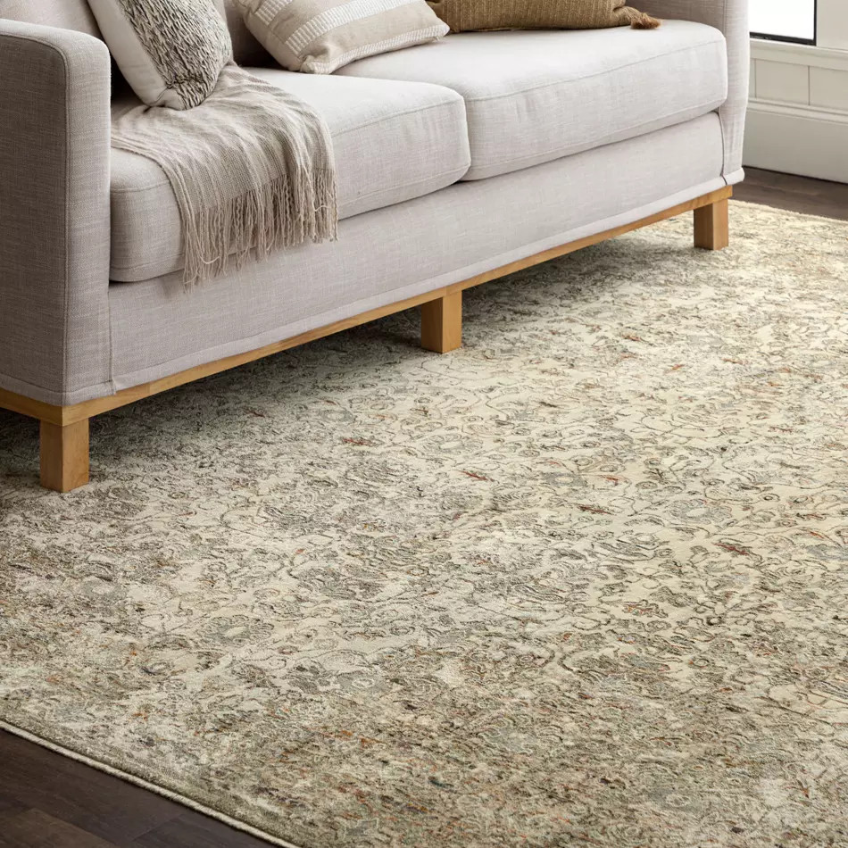Karastan Divina R1156-238 Sanctum Cream Area Rug Room Scene 2