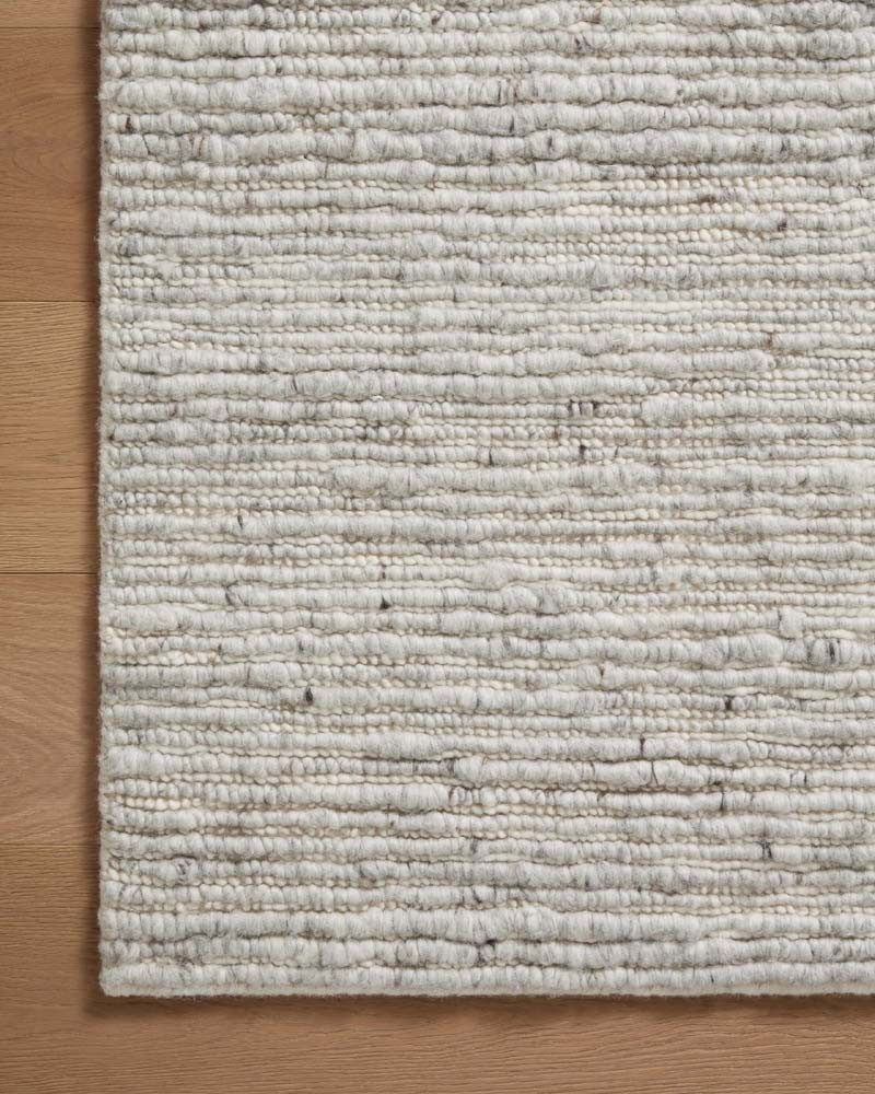 Ava AVA-01 Grey Ivory Area Rug - Magnolia Home by Joanna Gaines Corner 2