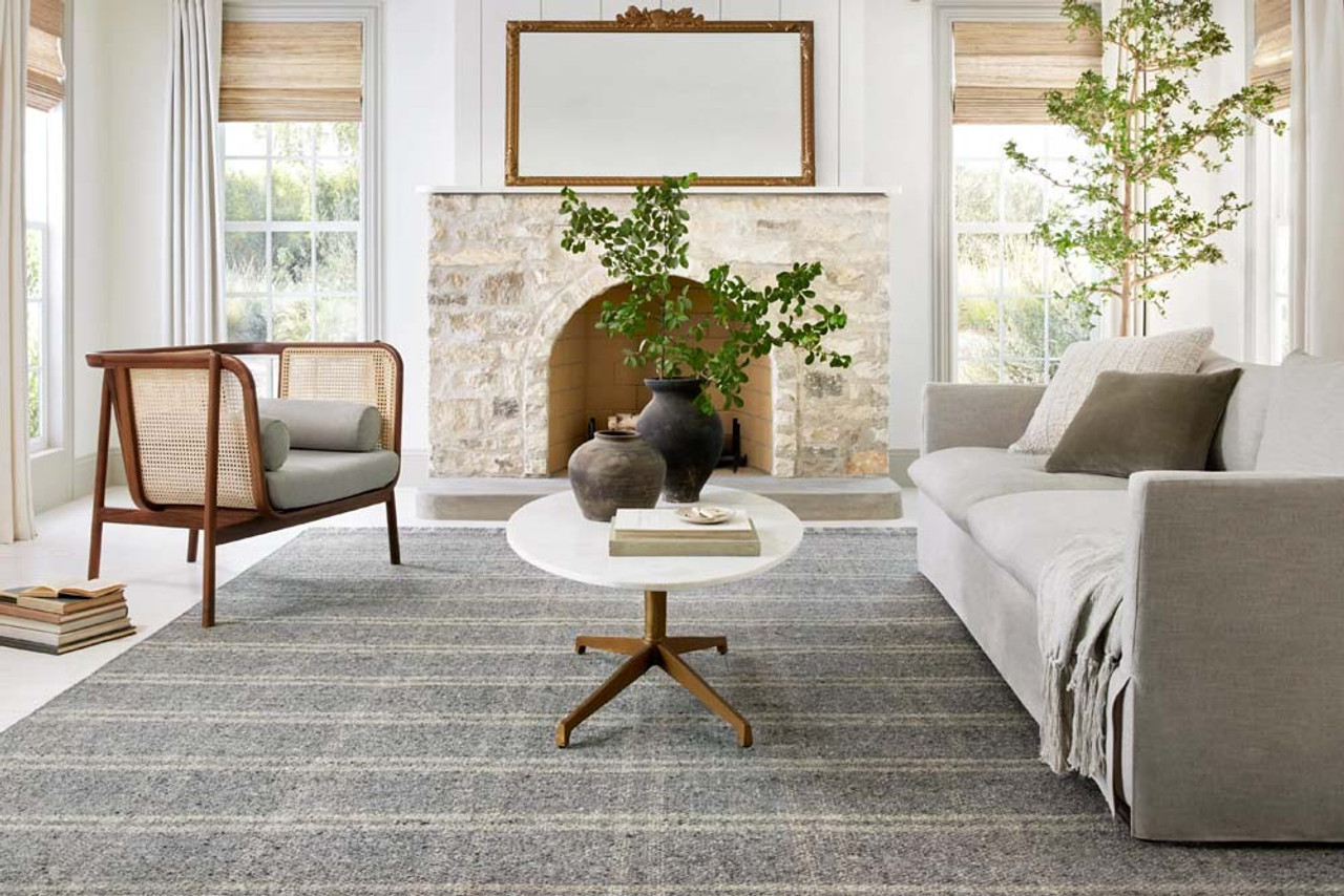 Caleb CAL-01 Mocha Taupe Area Rug - Magnolia Home by Joanna Gaines Room Scene 4