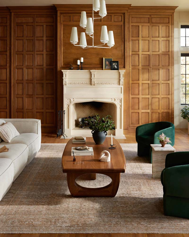Loloi Heritage HER-01 Clay Natural Area Rug | Carpetmart.com