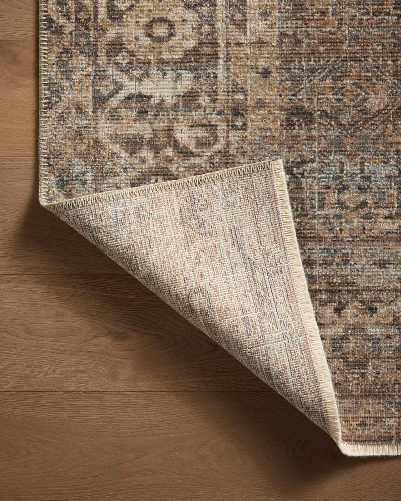 Loloi Heritage HER-07 Mocha Denim Area Rug | Carpetmart.com