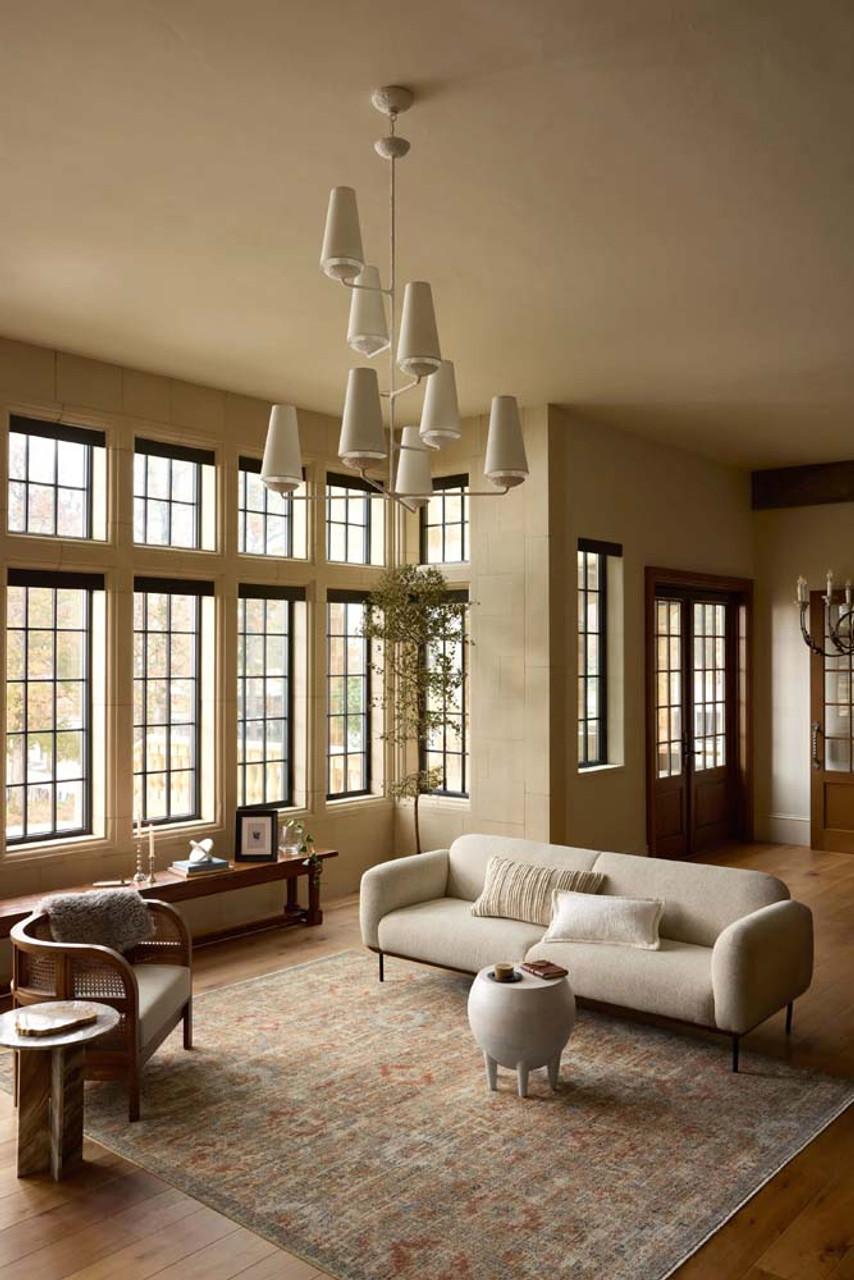 Loloi Heritage HER-10 Grey Sunset Area Rug Room Scene 5