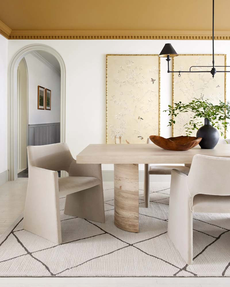 Logan LOG-01 Ivory Charcoal Area Rug - Magnolia Home by Joanna