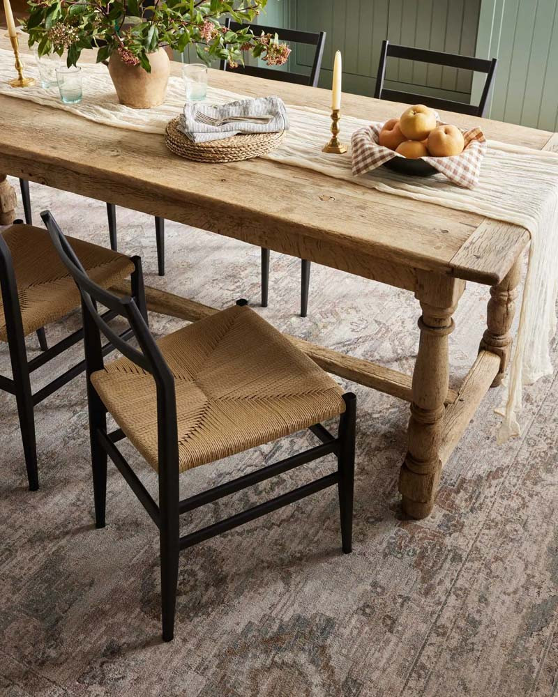 Loloi Lyra LYR-01 Blush Dove Area Rug Room Scene 2