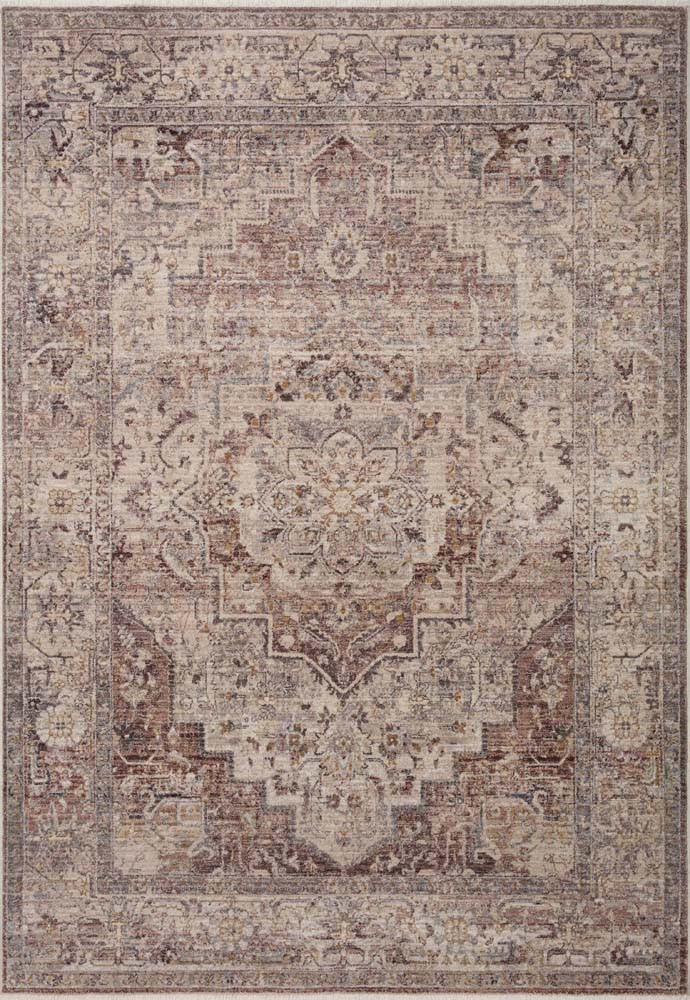 Loloi Lyra LYR-06 Berry Stone Area Rug | Carpetmart.com - Carpet