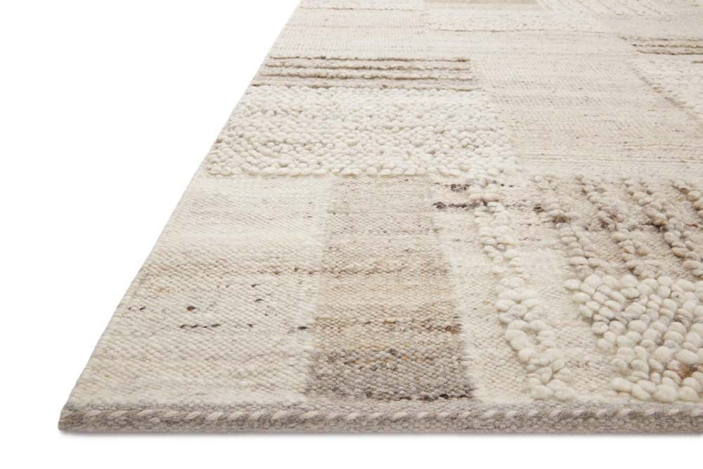 Loloi Manfred MAN-01 Natural Stone Area Rug Corner