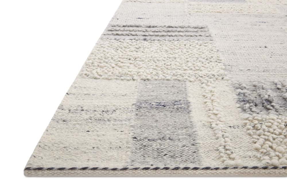 Loloi Manfred MAN-01 Slate Mist Area Rug Corner