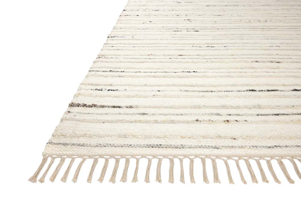 Nico NIC-01 Ivory Stone Area Rug - Magnolia Home by Joanna Gaines Corner