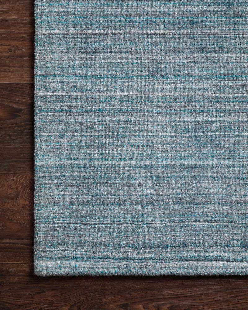 Loloi Pasadena PAS-01 Aqua Area Rug Corner 2