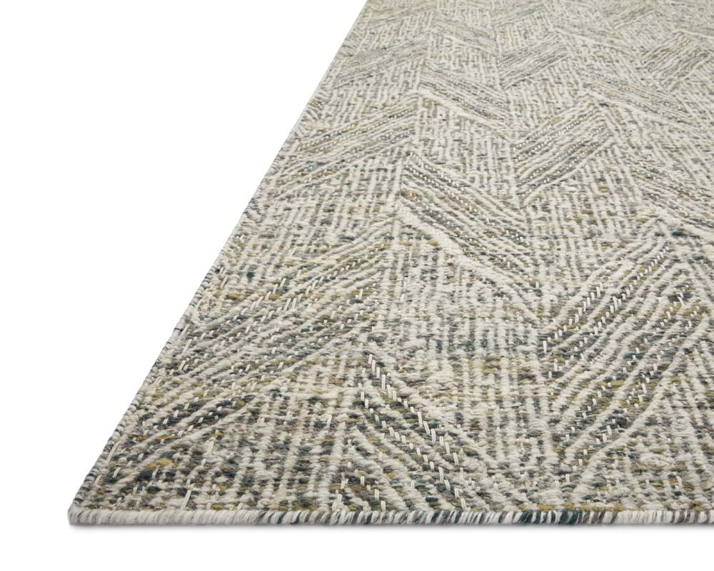 Loloi Raven RAV-01 Moss Ivory Area Rug Corner