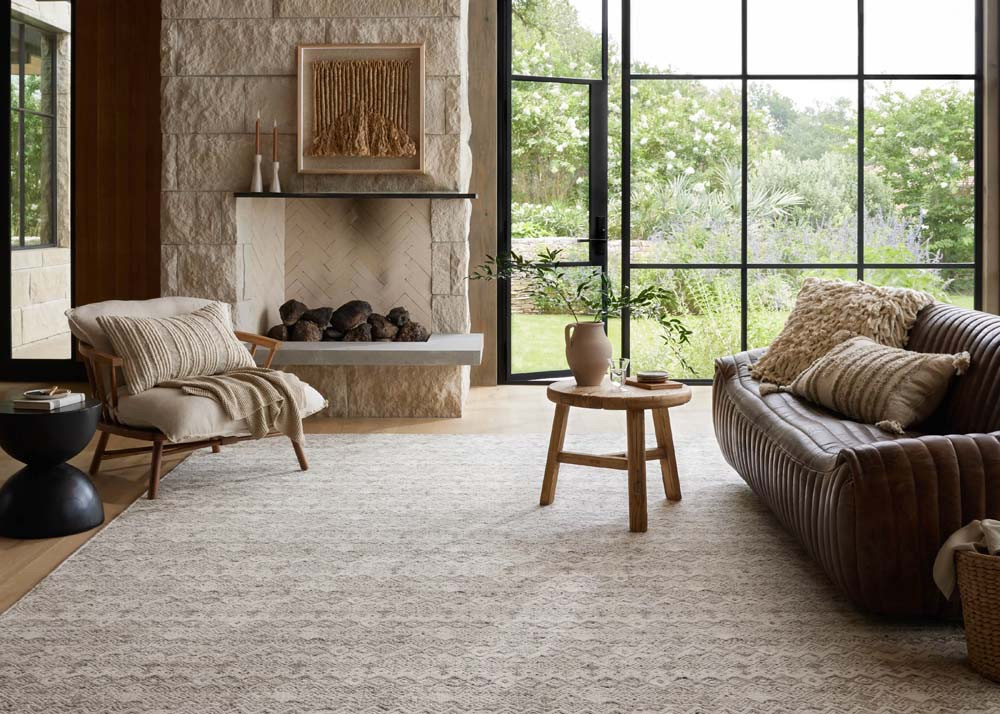 Loloi Raven RAV-03 Dove Ivory Area Rug | Carpetmart.com - Carpet