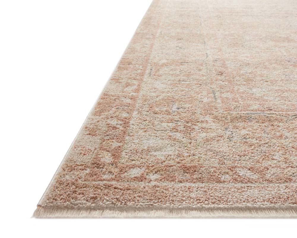 Loloi Sonnet SNN-04 Terracotta Natural Area Rug Corner