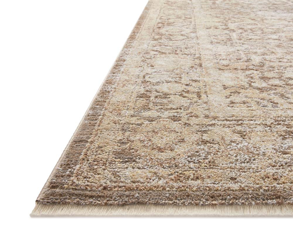 Loloi Sonnet SNN-09 Mocha Tan Area Rug Corner