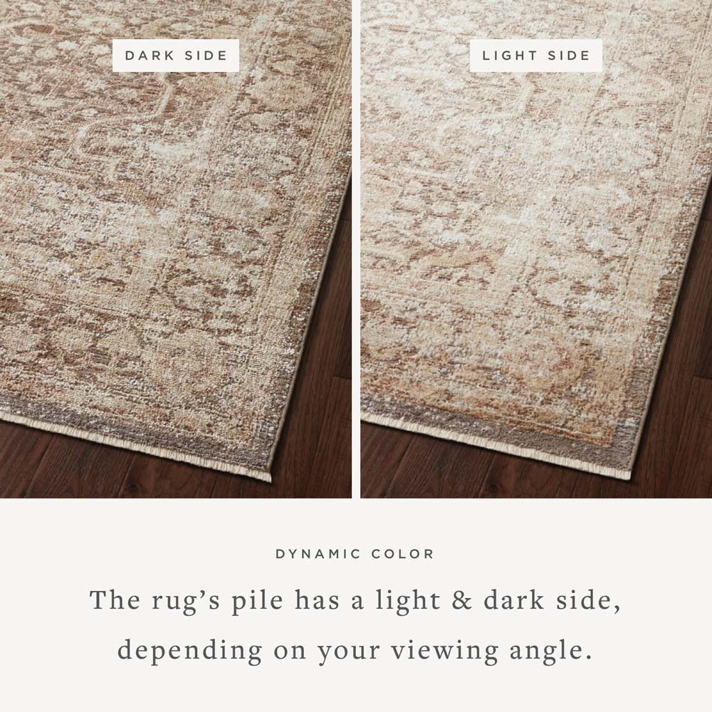 Loloi Sonnet SNN-09 Mocha Tan Area Rug Dynamic