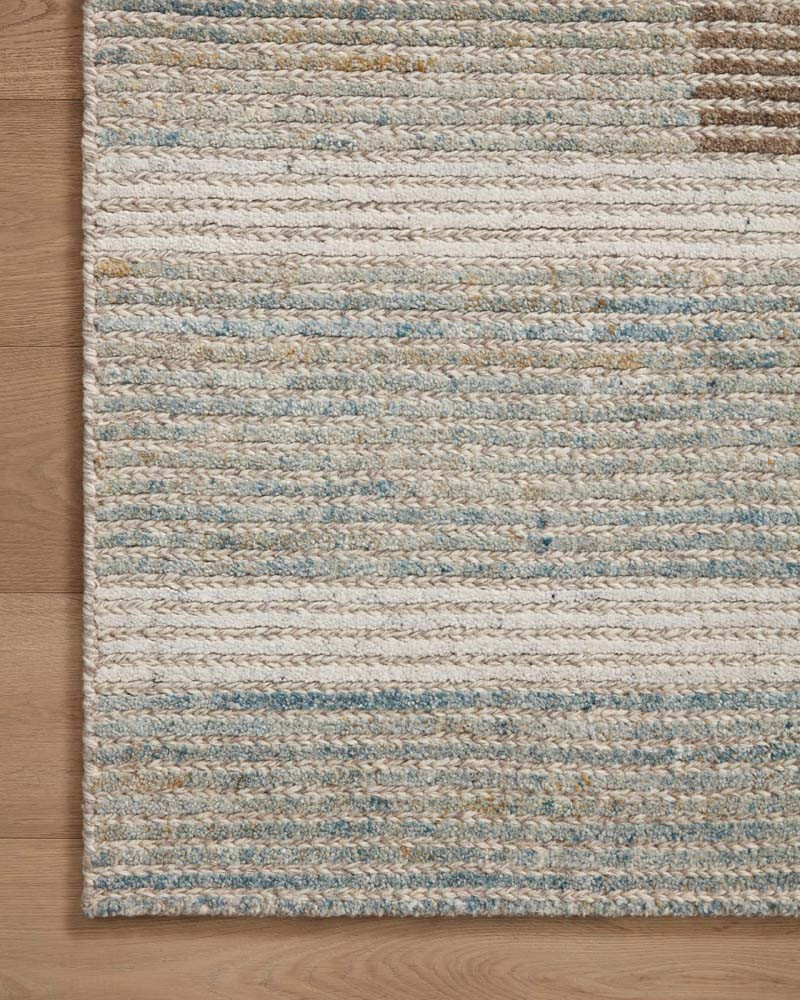 Loloi Stiles STI-02 Tobacco Lagoon Area Rug Corner 2