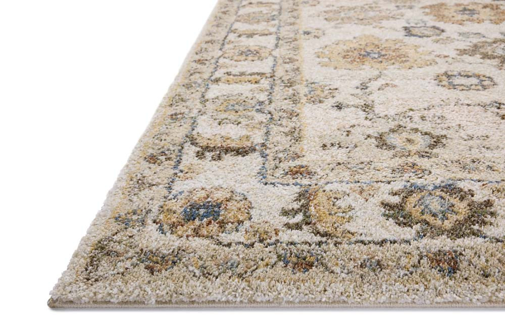 Loloi Tamryn TAM-03 Ivory Multi Area Rug Corner