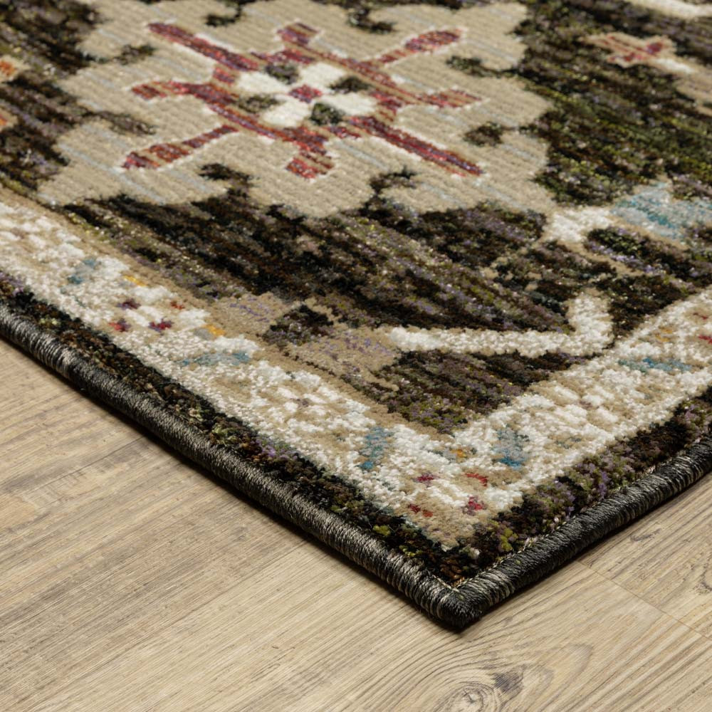 Oriental Weavers Andorra 2396B Brown Multi Area Rug | Carpetmart