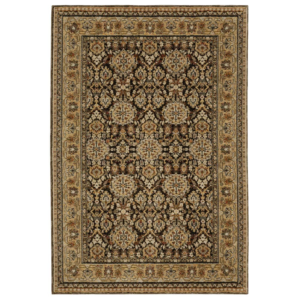 Oriental Weavers Andorra 2431A Brown Gold Area Rug | Carpetmart