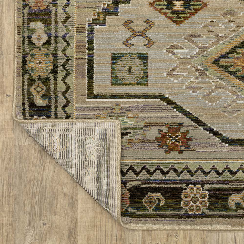 Oriental Weavers Andorra 2442D Green Multi Area Rug | Carpetmart