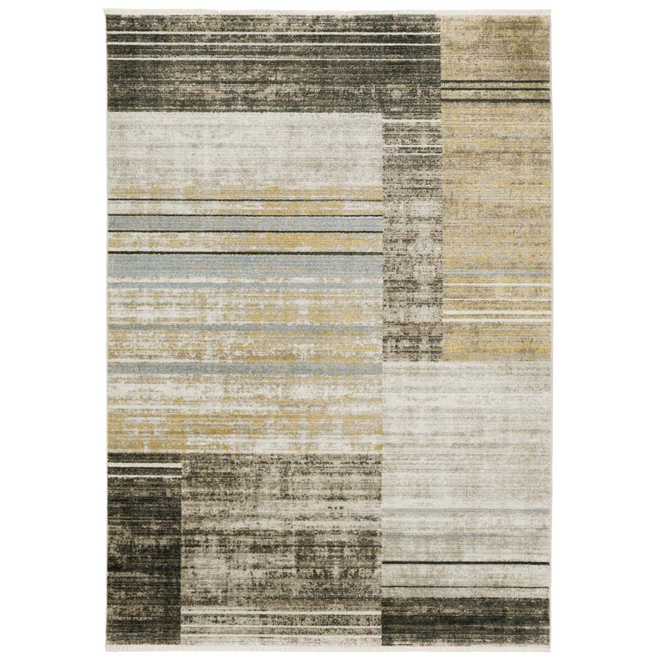 Oriental Weavers Bauer 90N Beige Charcoal Area Rug