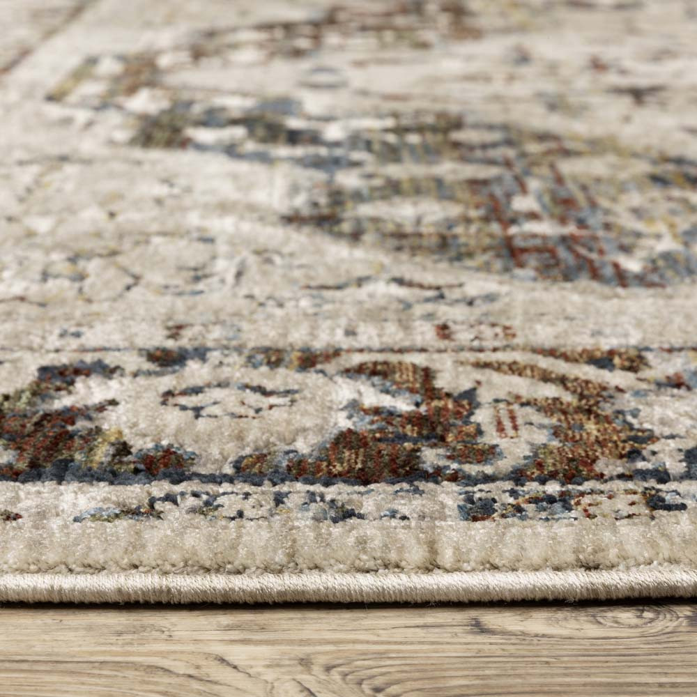 Oriental Weavers Capella CAP12 Beige Multi Area Rug | Carpetmart