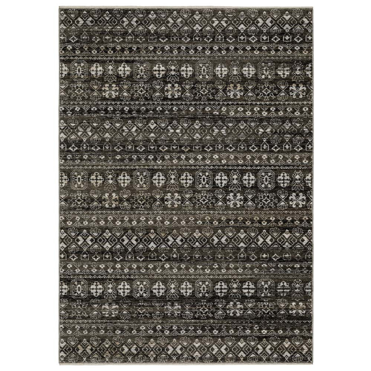 Oriental Weavers Chamberlain CH07C Black Grey Area Rug