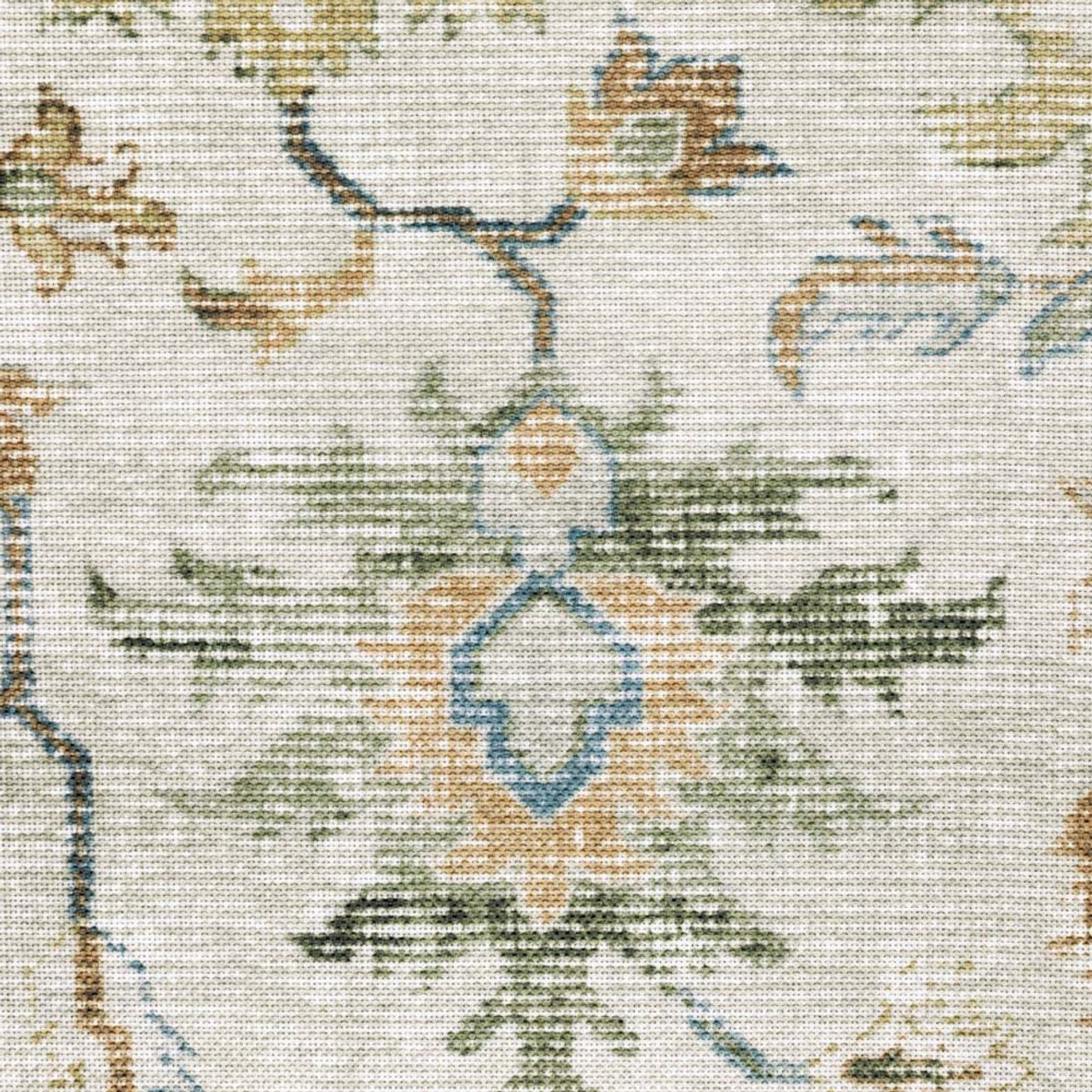 Oriental Weavers Charleston CHA10 Ivory Multi Area Rug Zoom