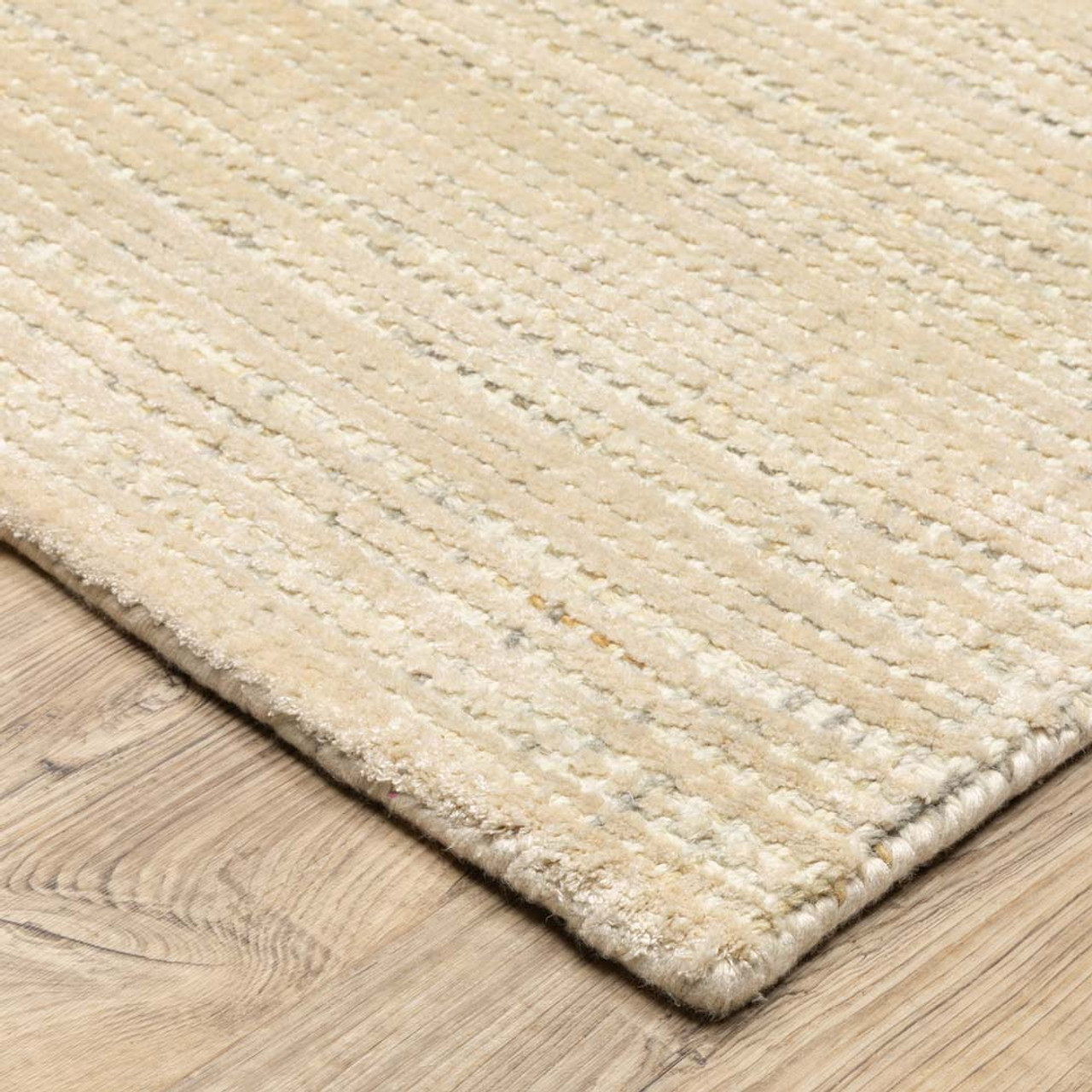 Oriental Weavers Circa CIR03 Beige Ivory Area Rug Corner