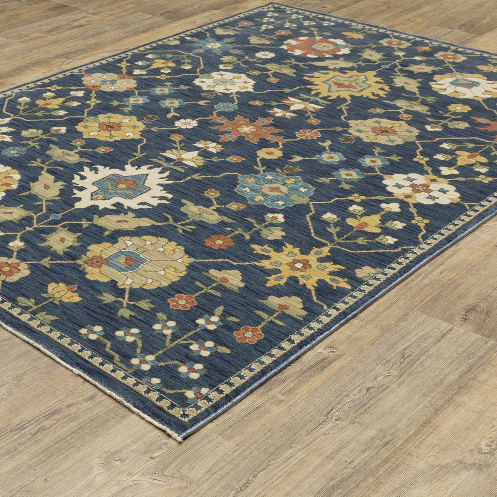 Oriental Weavers Francesca FR02L Blue Multi Area Rug | Carpetmart
