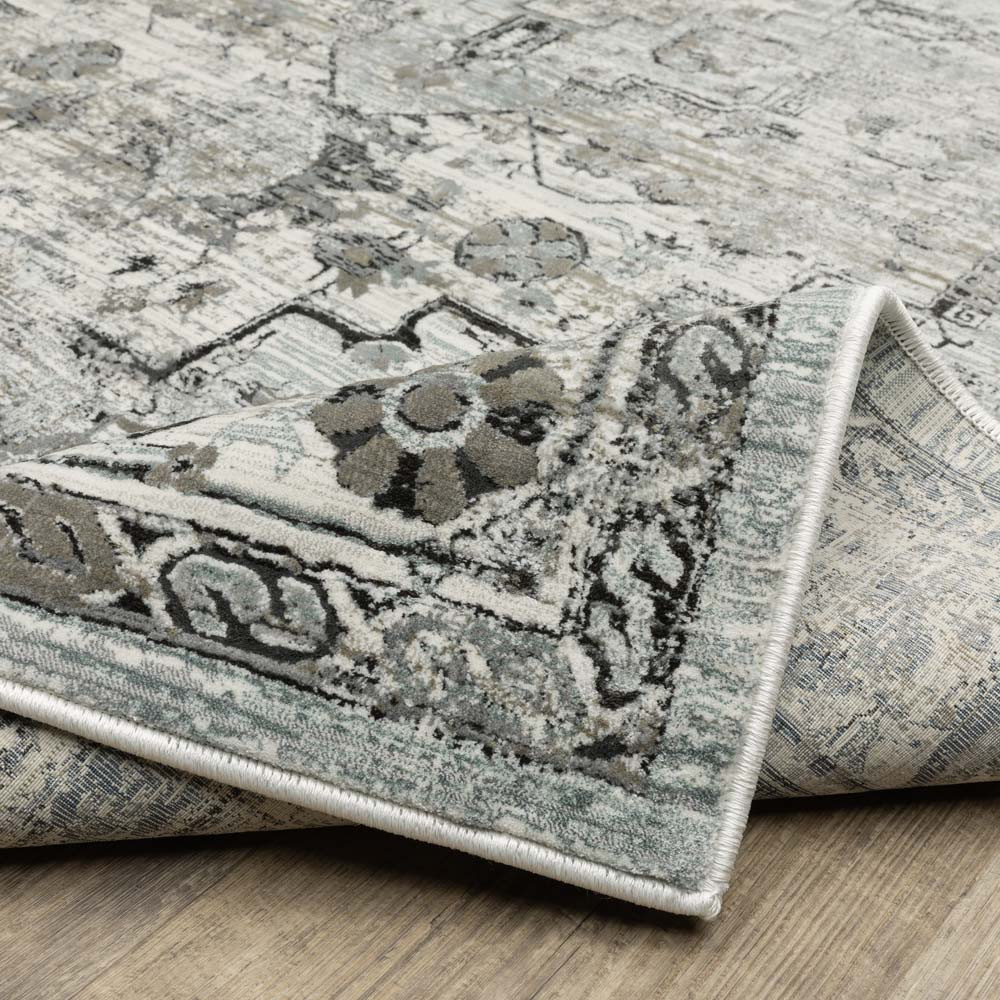 Oriental Weavers Gemini 20Z Grey Blue Area Rug | Carpetmart.com