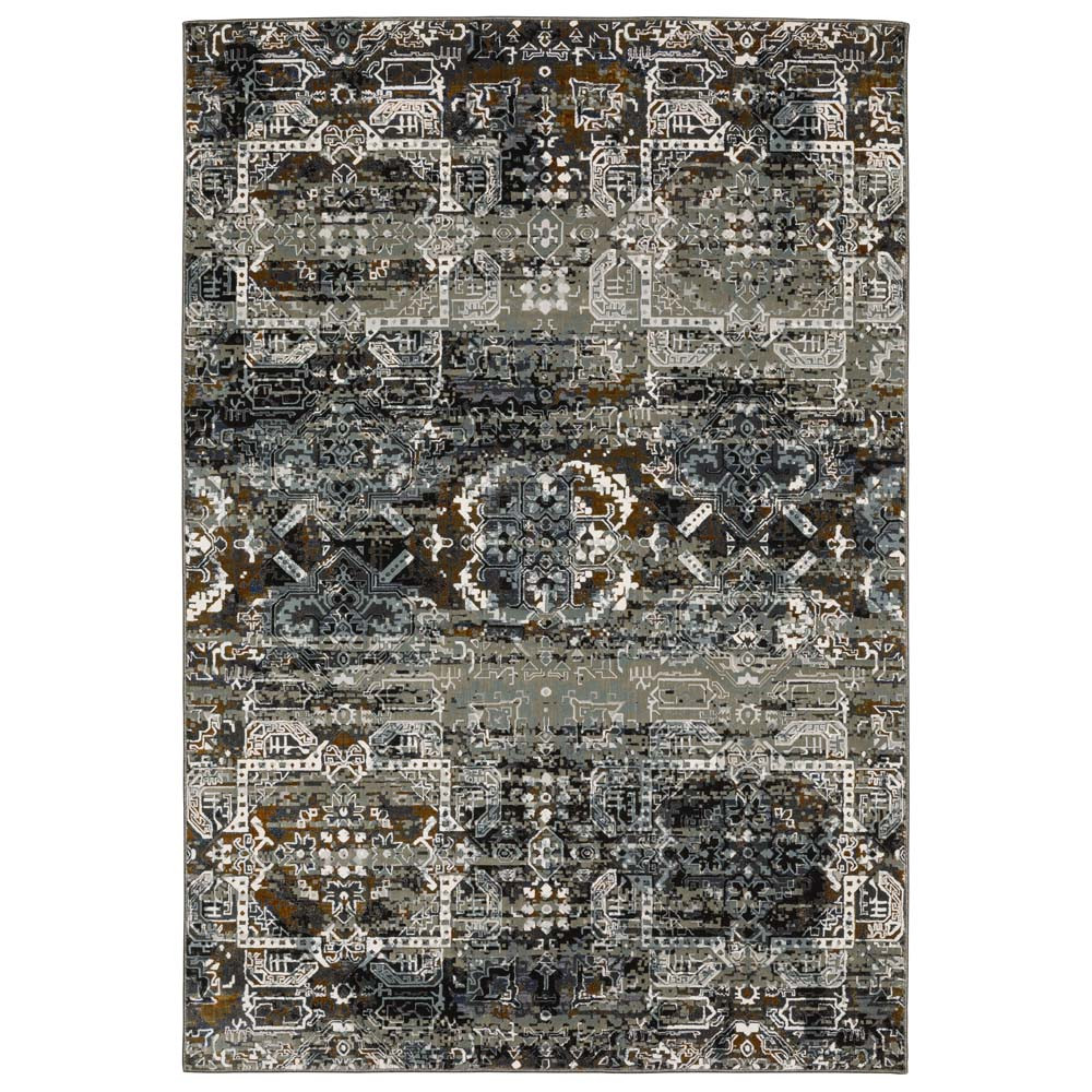 Oriental Weavers Gemini 2060V Charcoal Multi Area Rug | Carpetmart