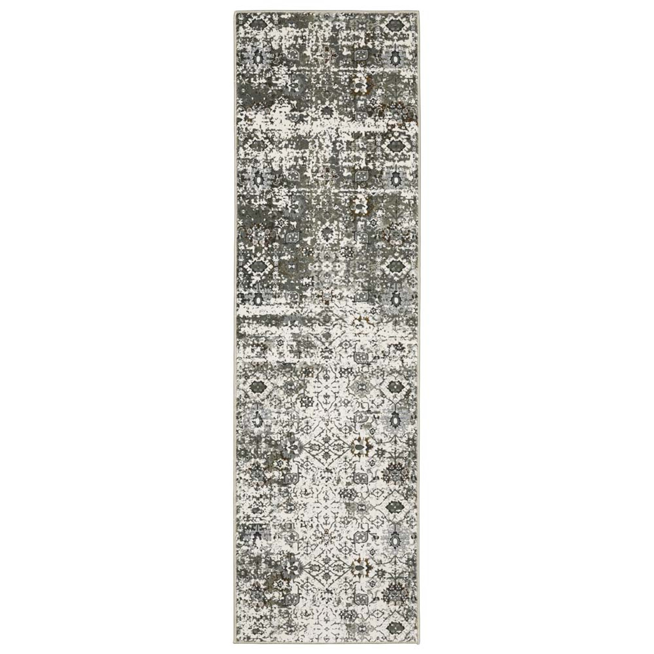 Oriental Weavers Gemini 5501J Ivory Multi Runner Area Rug