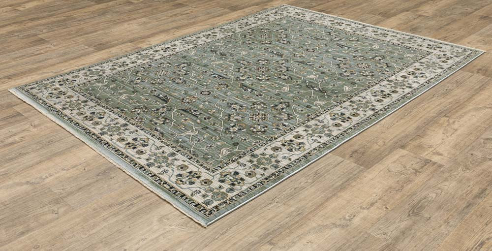 Oriental Weavers Keira KEI07 Blue Green Area Rug | Carpetmart.com