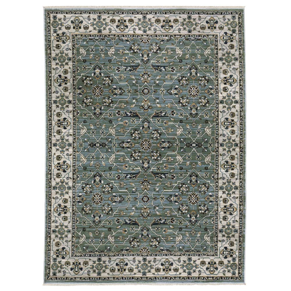 Oriental Weavers Keira KEI07 Blue Green Area Rug | Carpetmart.com