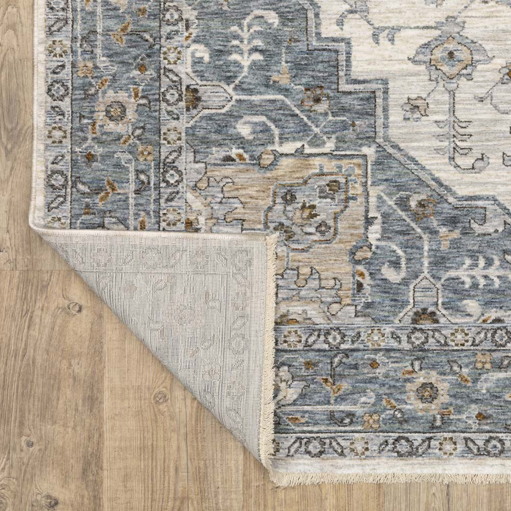 Oriental Weavers Maharaja 51F Blue Ivory Area Rug | Carpetmart.com