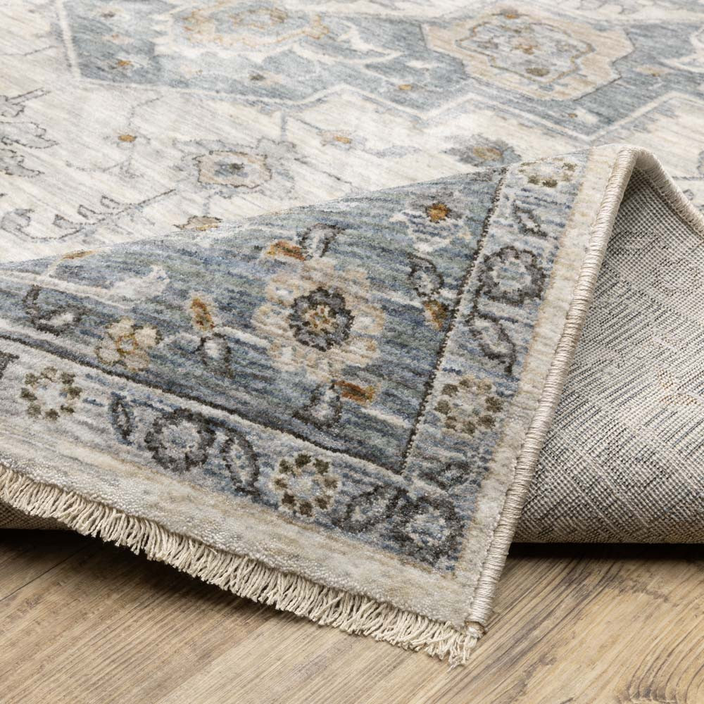 Oriental Weavers Maharaja 51F Blue Ivory Area Rug | Carpetmart.com