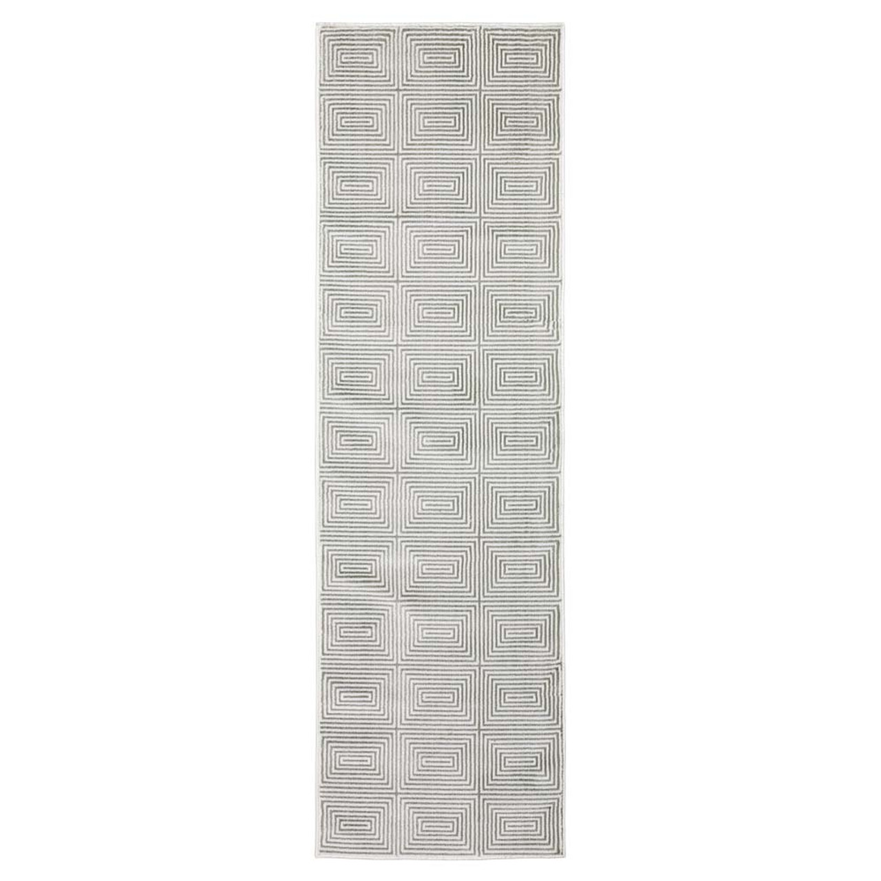 Oriental Weavers Montecito 8111W Grey White Area Rug