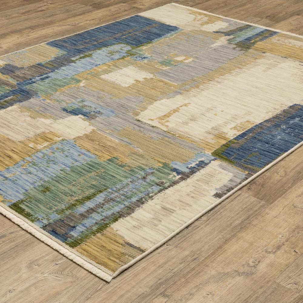 Oriental Weavers Soleri SOL05 Blue Green Area Rug | Carpetmart.com