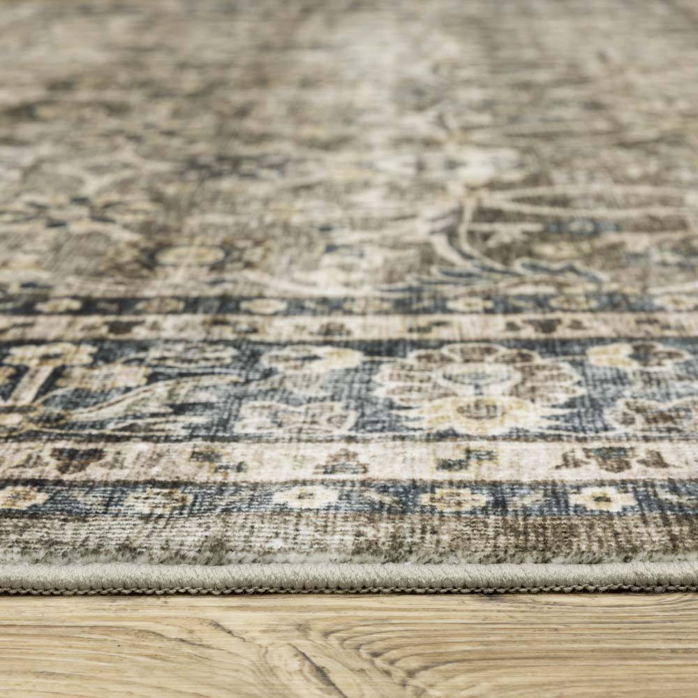 Oriental Weavers Sumter SUM06 Grey Blue Area Rug | Carpetmart.com