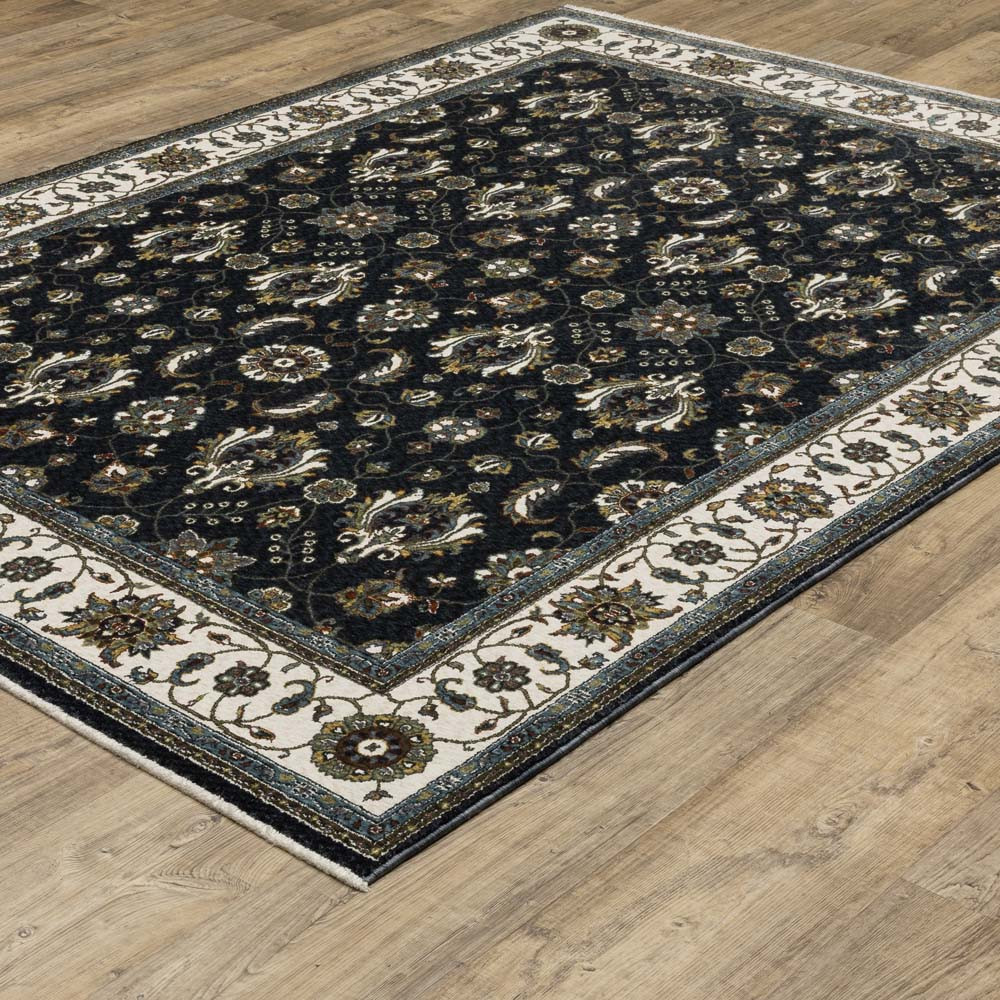 Oriental Weavers Vivian VI03A Blue Ivory Area Rug | Carpetmart.com