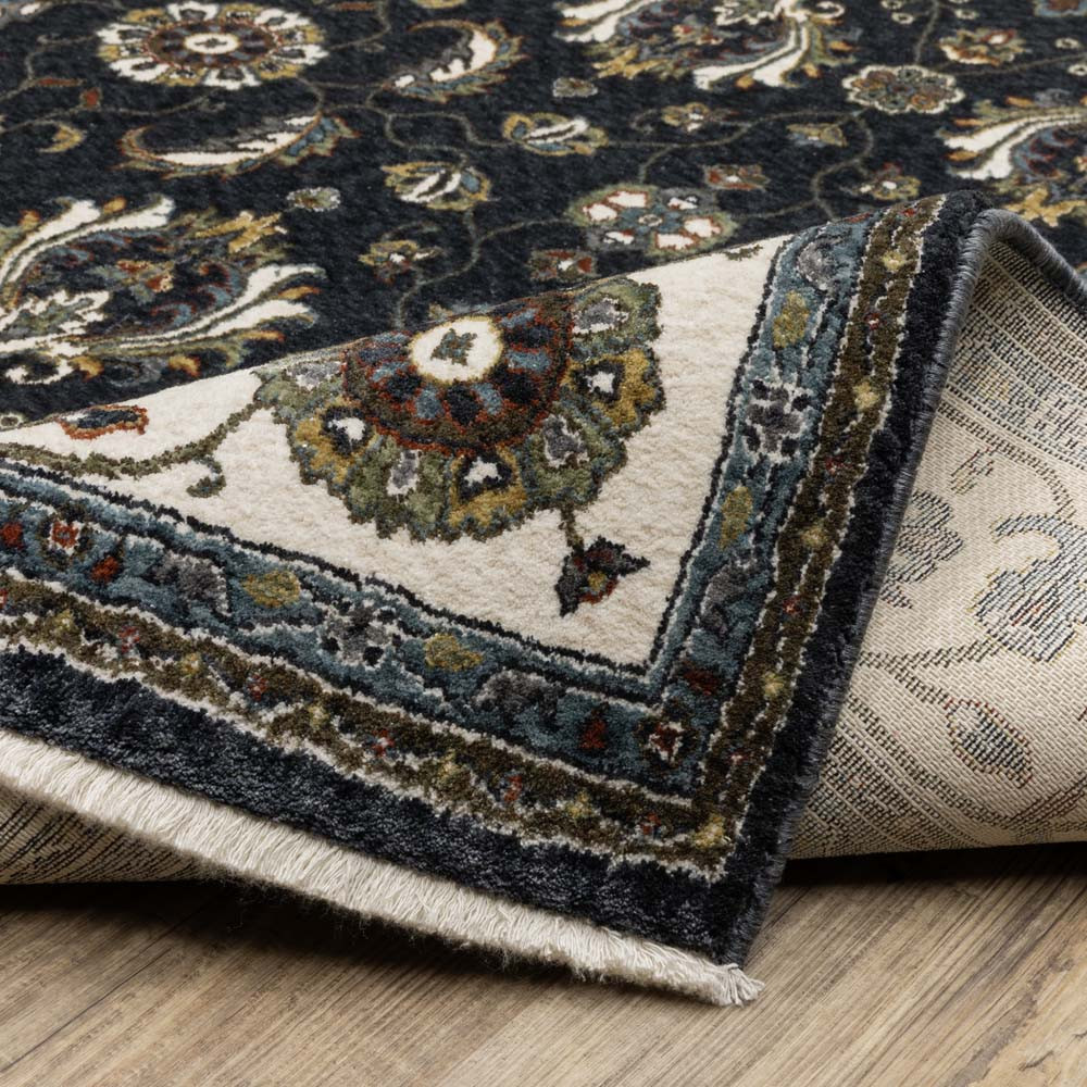 Oriental Weavers Vivian VI03A Blue Ivory Area Rug | Carpetmart.com