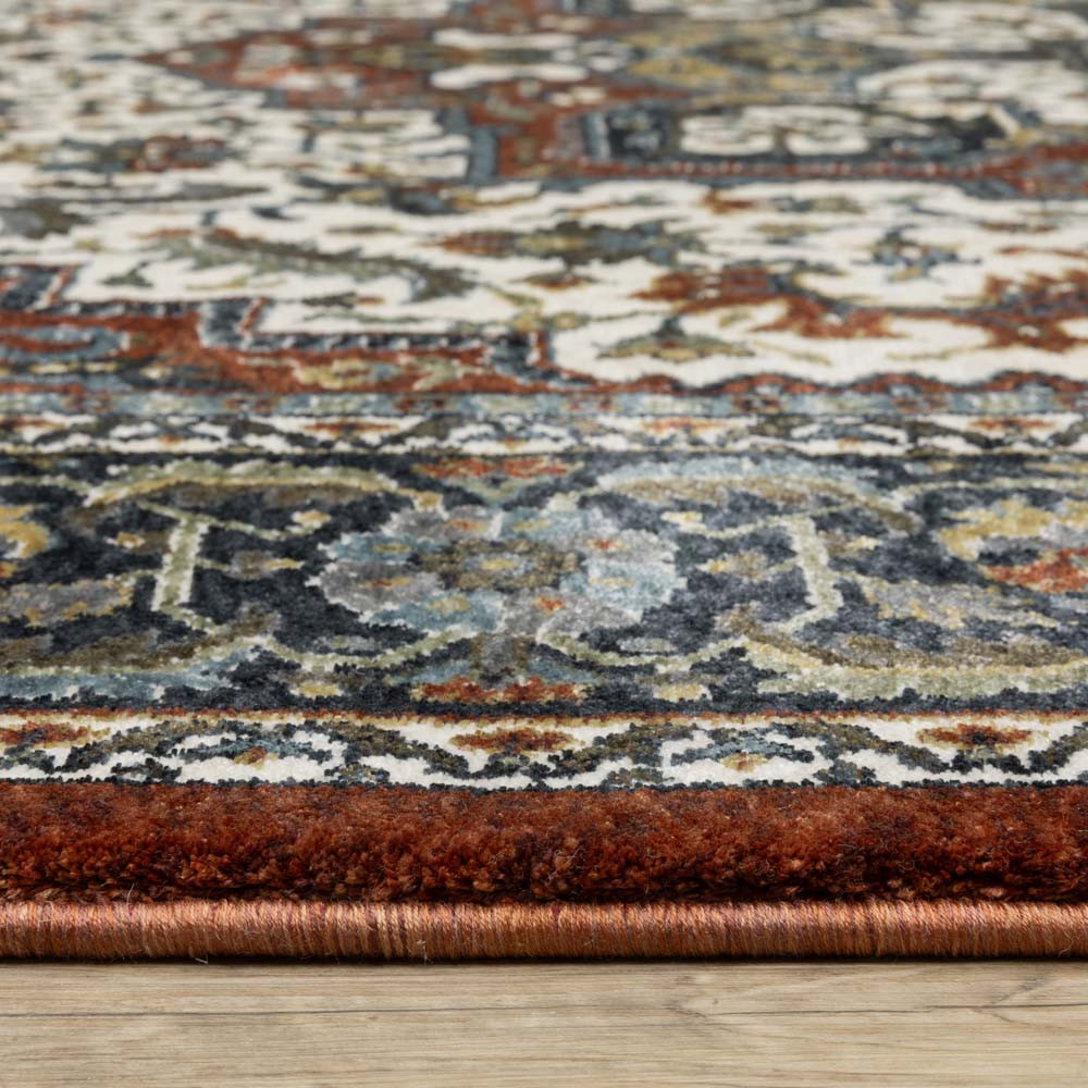 Oriental Weavers Vivian VI06A Red Multi Area Rug | Carpetmart.com