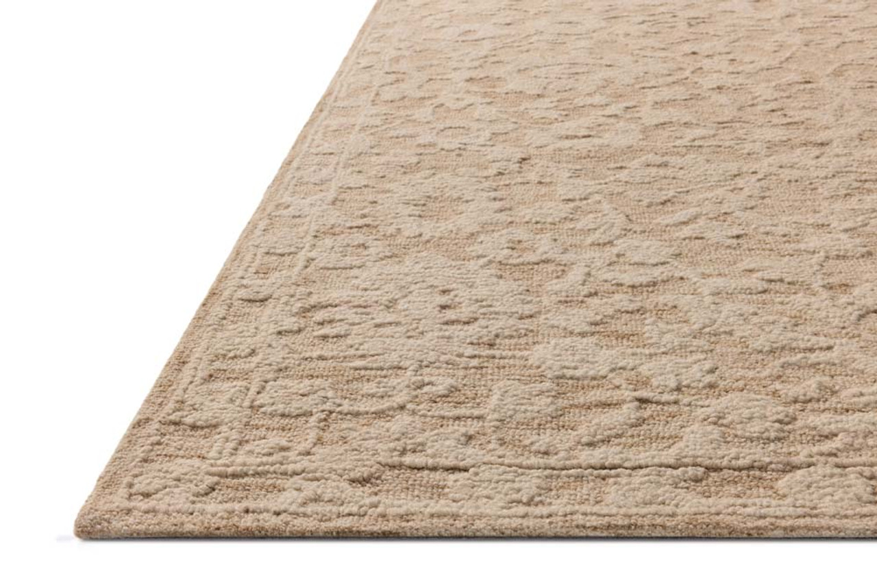 Loloi Prudence PRU-01 Clay Ivory Area Rug Corner Loloi Prudence PRU-01 Clay Ivory Area Rug Corner