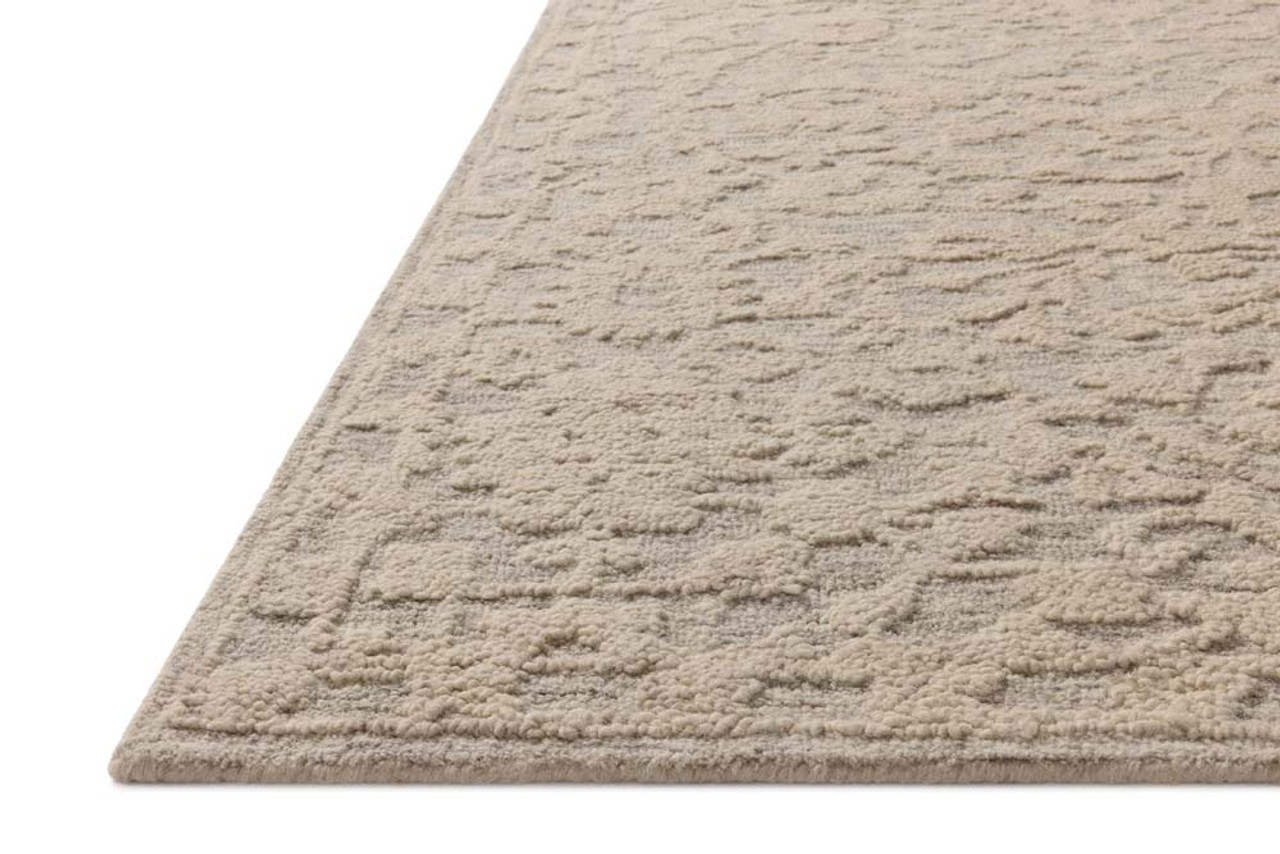 Loloi Prudence PRU-01 Mist Ivory Area Rug Corner Loloi Prudence PRU-01 Mist Ivory Area Rug Corner