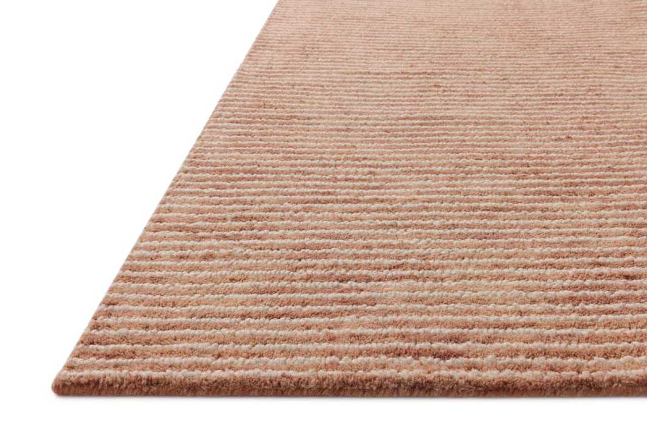 Loloi Sunday SUN-01 Terracotta Ivory Area Rug Corner Loloi Sunday SUN-01 Terracotta Ivory Area Rug Corner