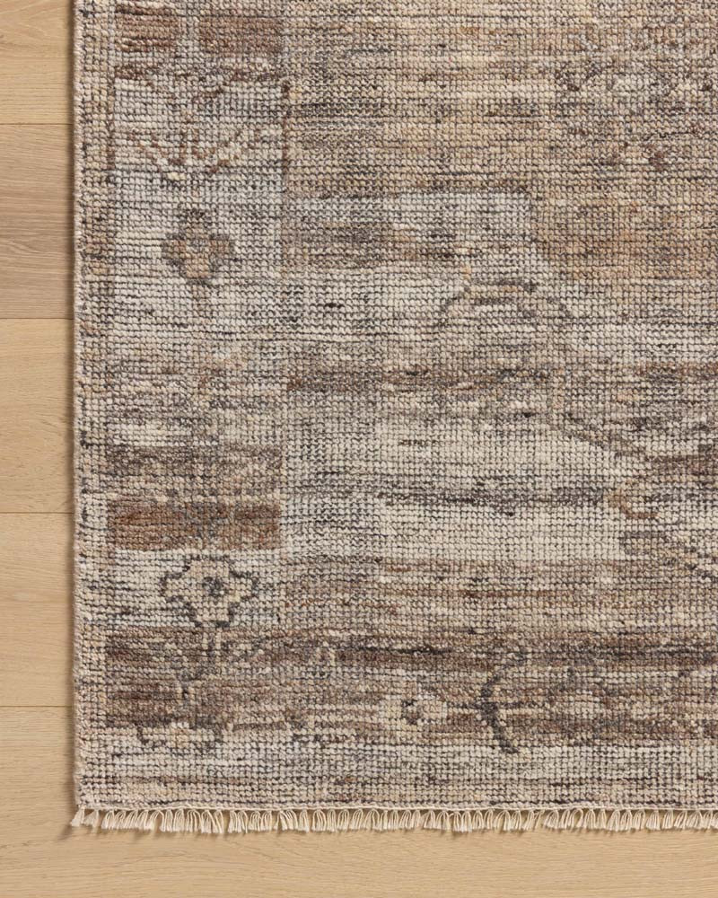 Abigail ABI-03 Mocha Smoke Area Rug - Magnolia Home by Joanna