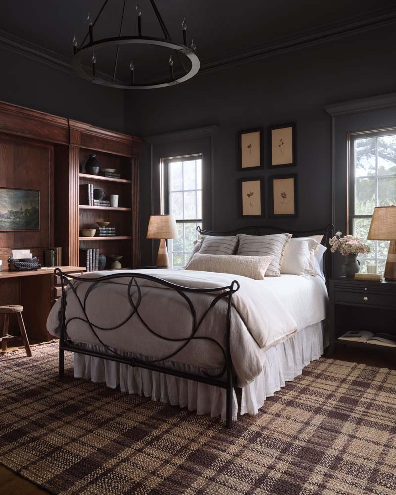 Louie LOE-03 Natural Espresso Area Rug - Magnolia Home by Joanna